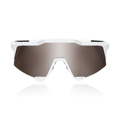 SPEEDCRAFT® Matte White HiPER® Silver Mirror Lens